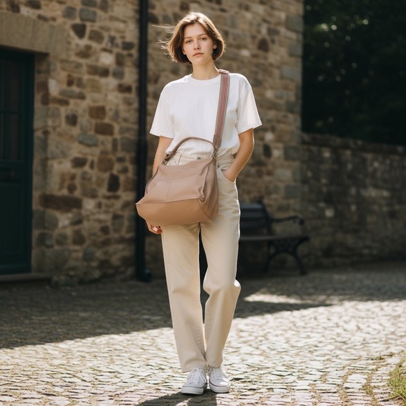 Lucky Brand Handbags - Lucky Brand Beige Crossbody Bag